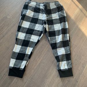Brand new cropped pajama pants